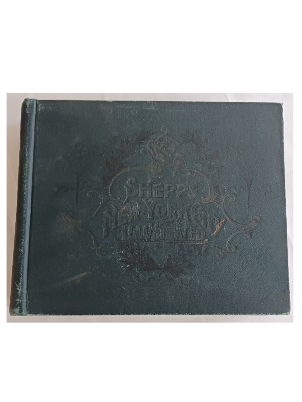 NY Shepp's New York City Illustrated Scene Story Original 1894 Antiquarian Book